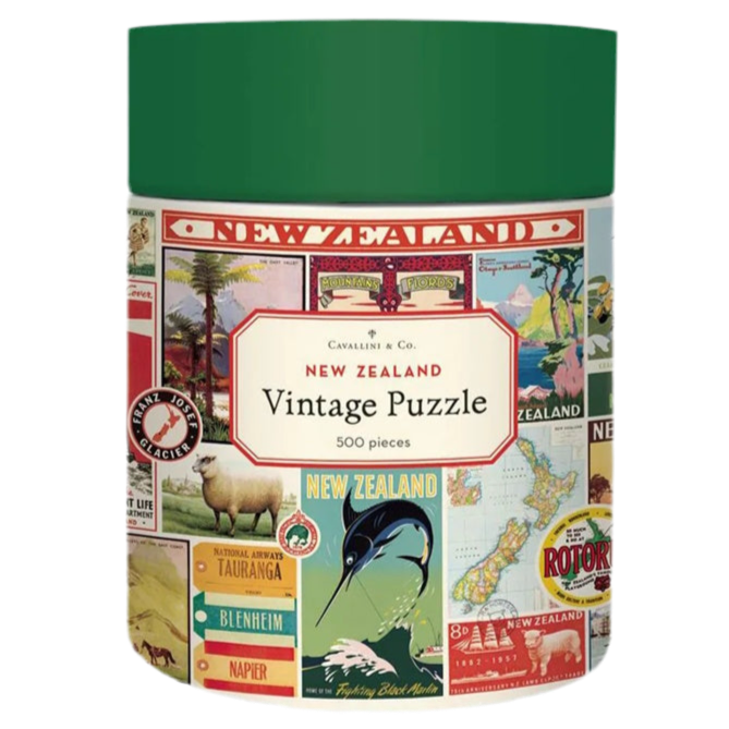 New Zealand Vintage Puzzle | 500 Pieces