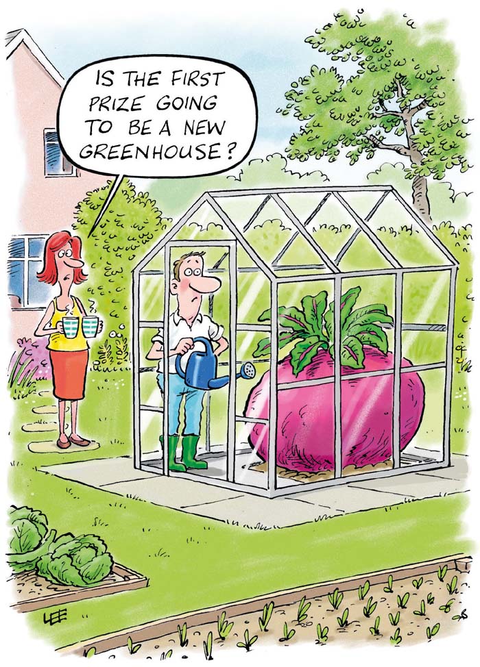 Humorous Garden Card | Prize Veg