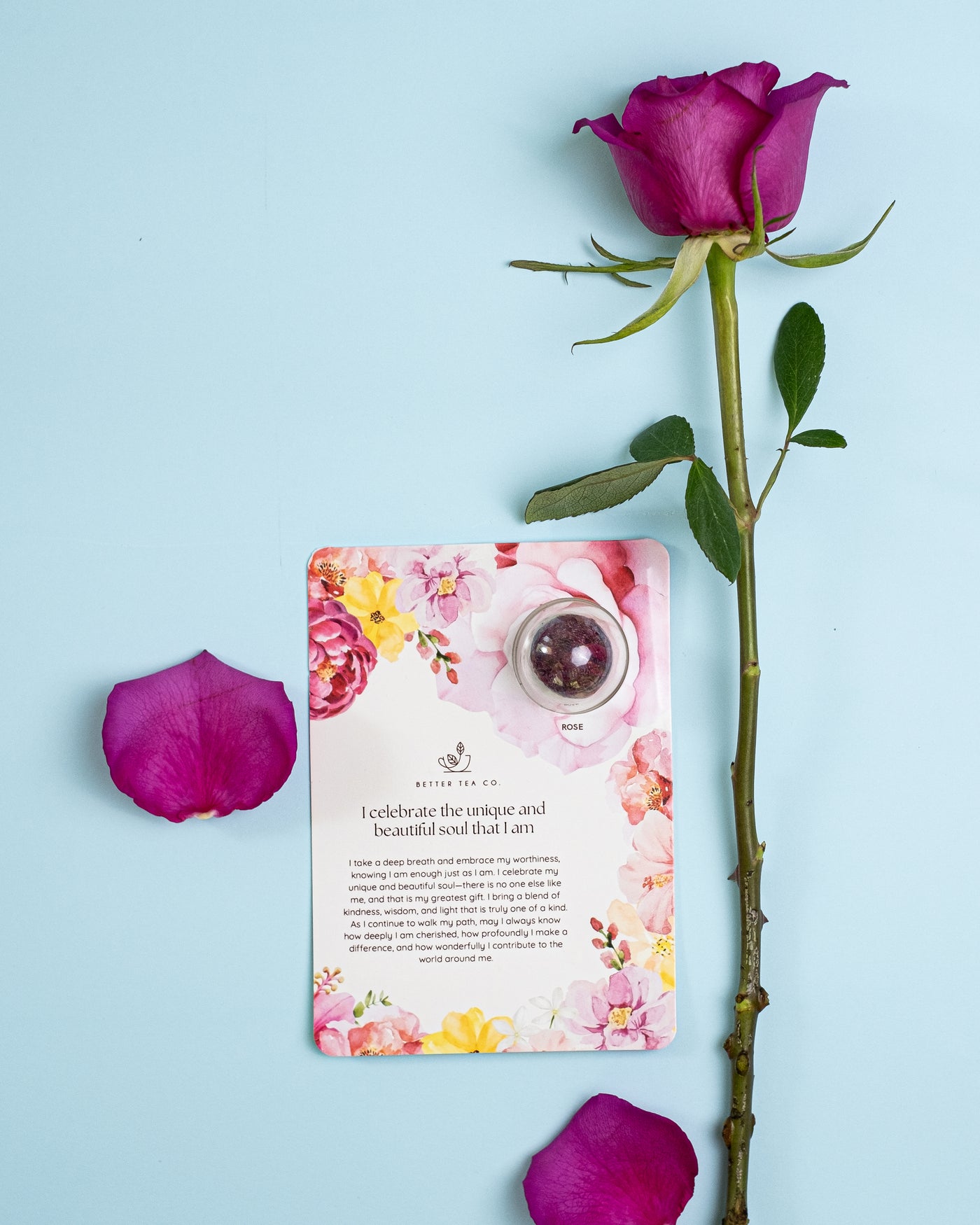 Blooming Tea Affirmation Cards
