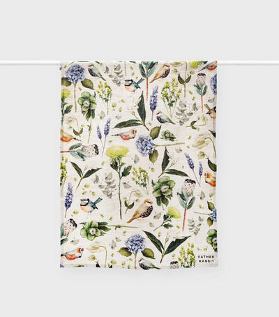 Botanica Nature Tea Towel | Father Rabbit