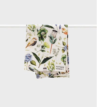 Botanica Nature Tea Towel | Father Rabbit