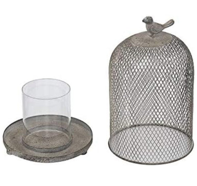 Sparrow Mesh Candle Holder Cage | Set Of 2