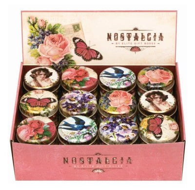Nostalgia Vintage Tins | Small/Round