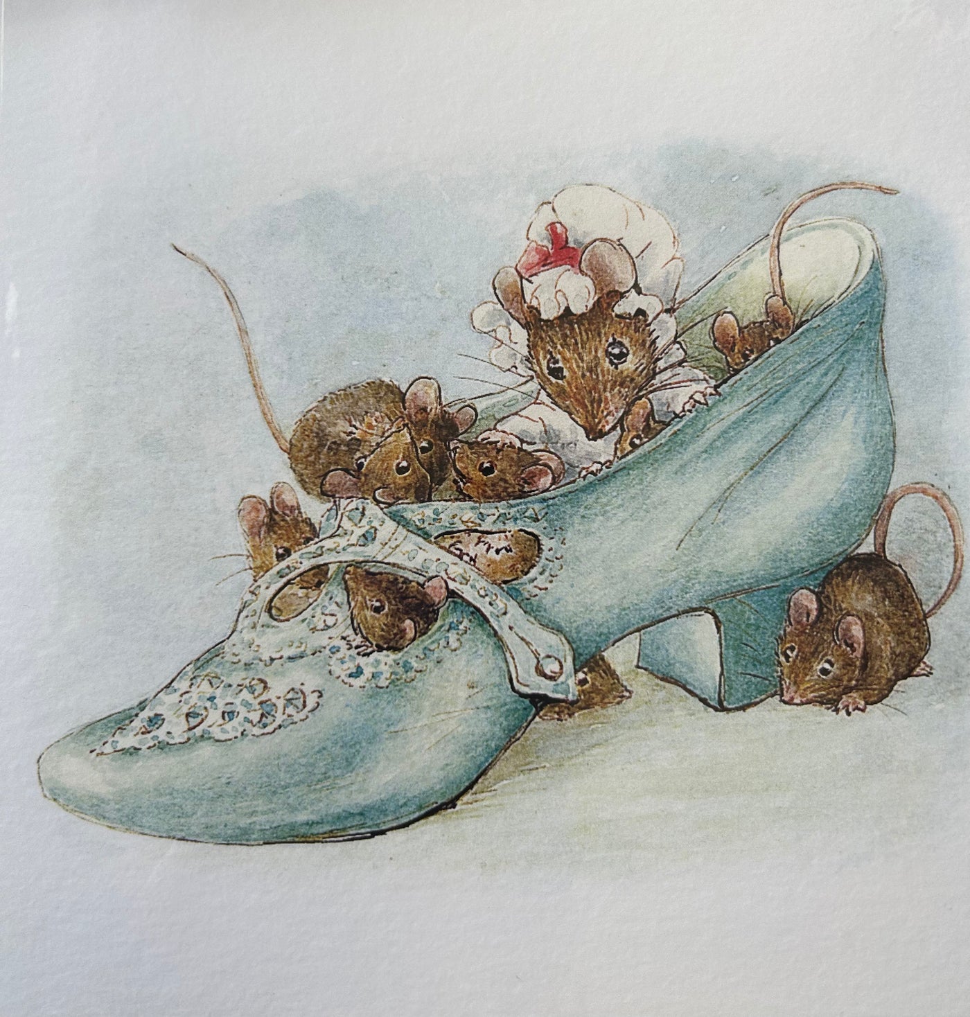 Gift Card | Beatrix Potter | Mice In Shoe