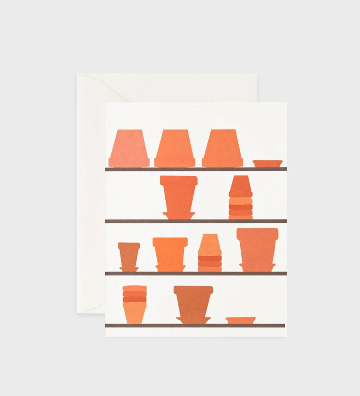 Gift Card | Empty Pots On Shelves