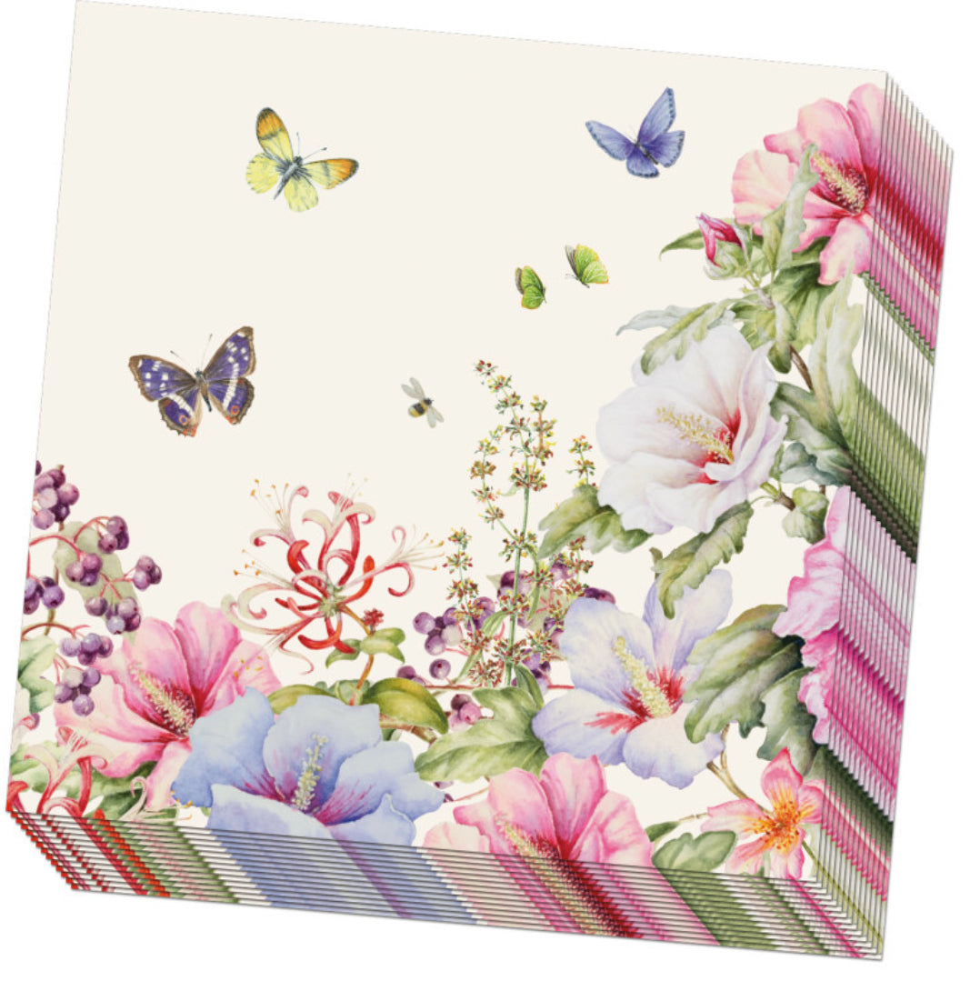 Hibiscus Luncheon Napkins | 20 Pack