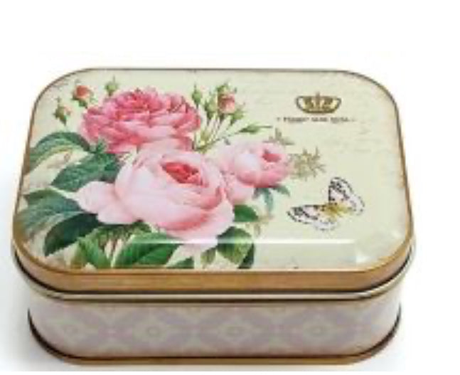 Nostalgia Roses Tin | Small Rectangle
