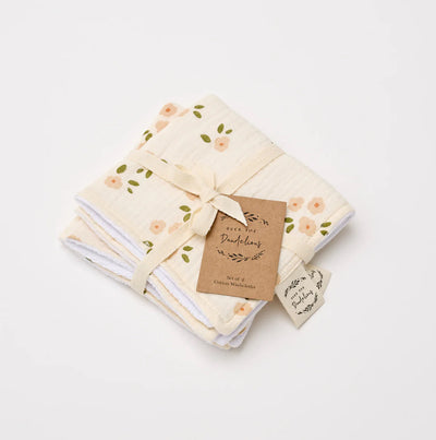 Baby Wash Cloths | Set Of 2 | Daisy