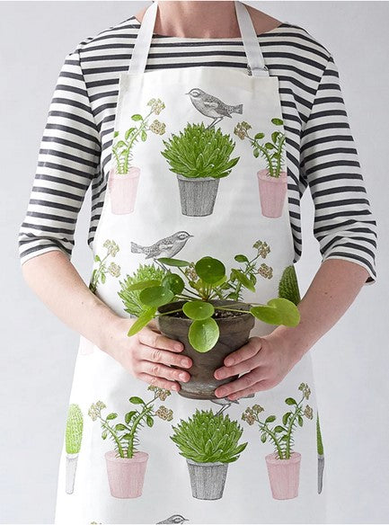 Cactus & Bird Apron