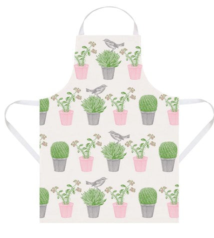 Cactus & Bird Apron