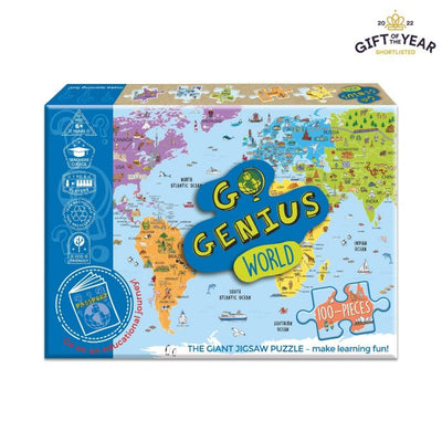 Go Genius World Puzzle | 100 Pieces