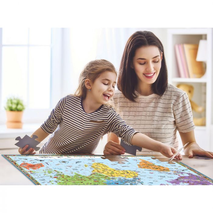 Go Genius World Puzzle | 100 Pieces