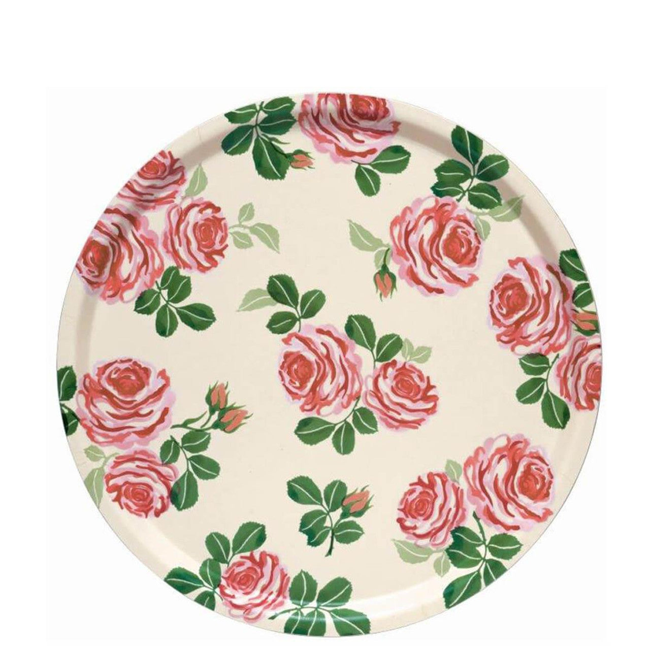 Pink Roses Round Birch Tray | Emma Bridgewater