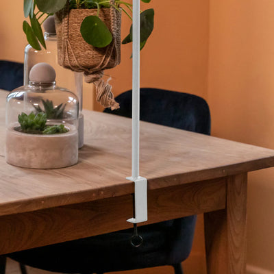 White Table Clamp