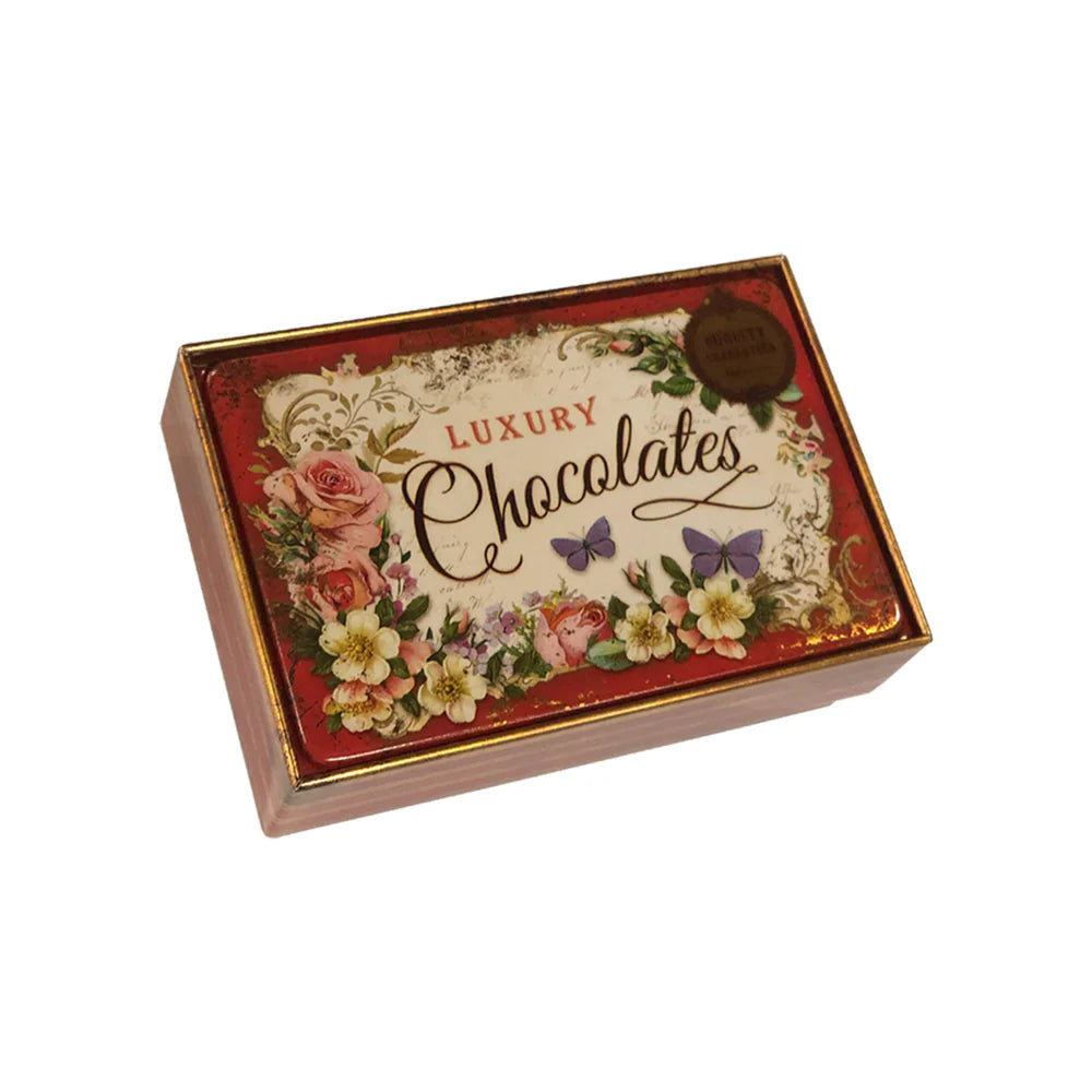 Luxury Chocolates Vintage Tin | Small