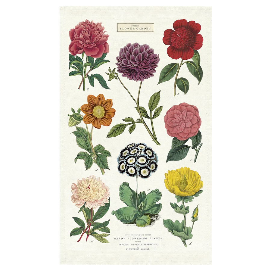 Botanica Vintage Tea Towel | Cavallini & Co