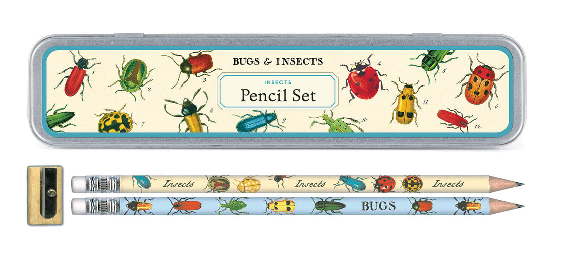 Bugs & Insects Pencil Set | Cavallini & Co