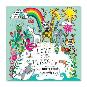 Love Our Planet Sticker Scene & Colouring Book