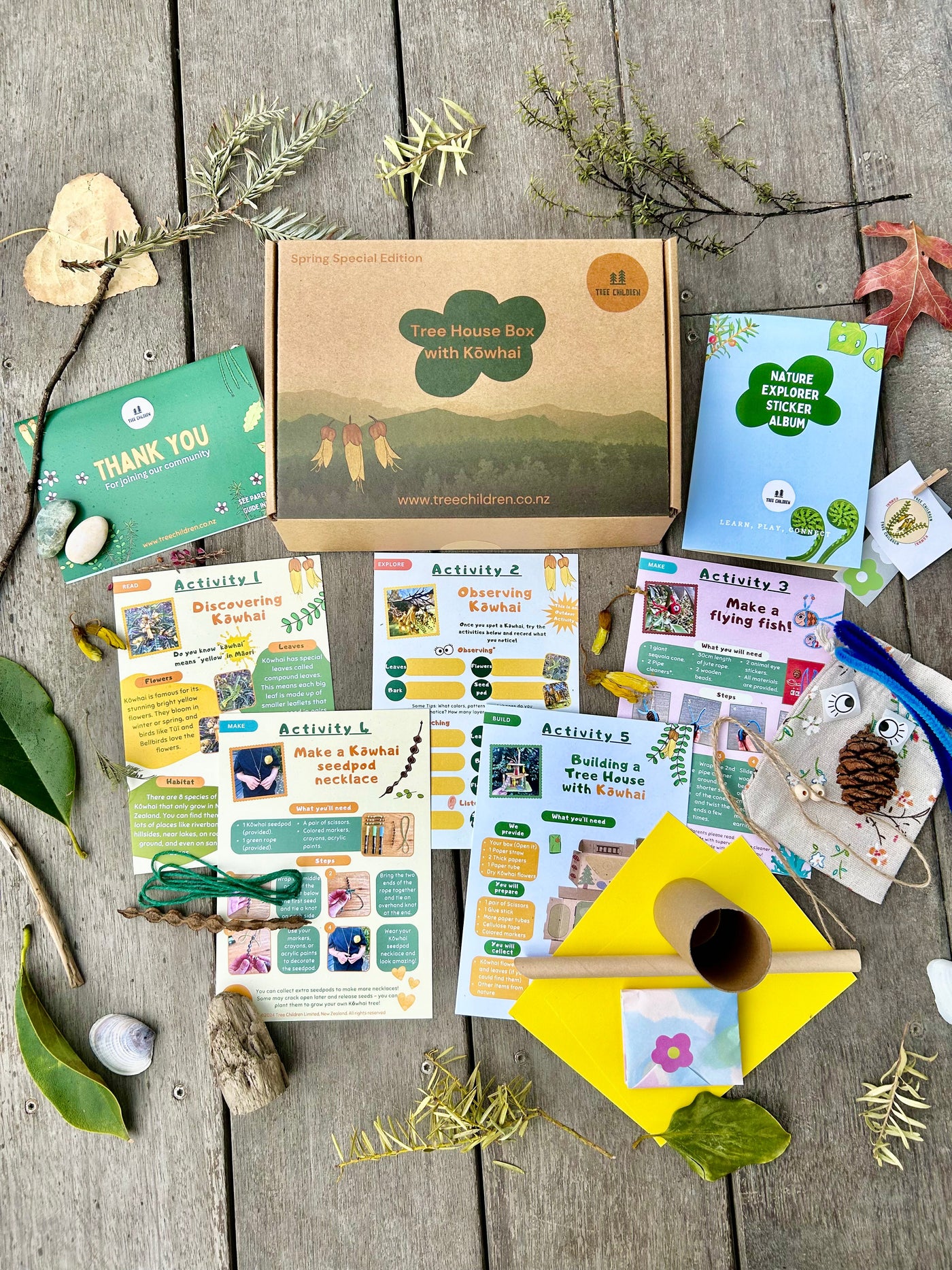 Kowhai Educational Nature Box | Tree Children