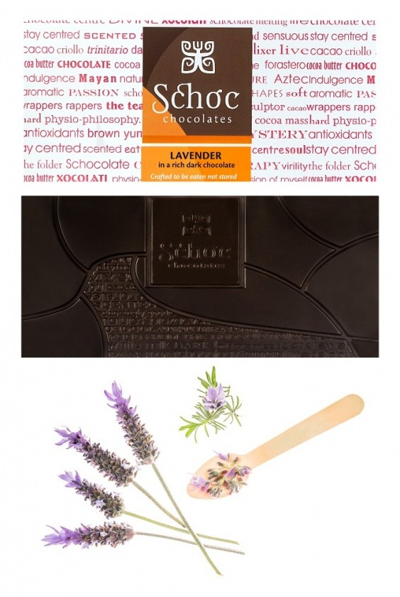Lavender Dark Chocolate | Schoc Chocolates