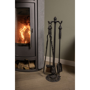 Fireplace Tool Stand | 4 Piece