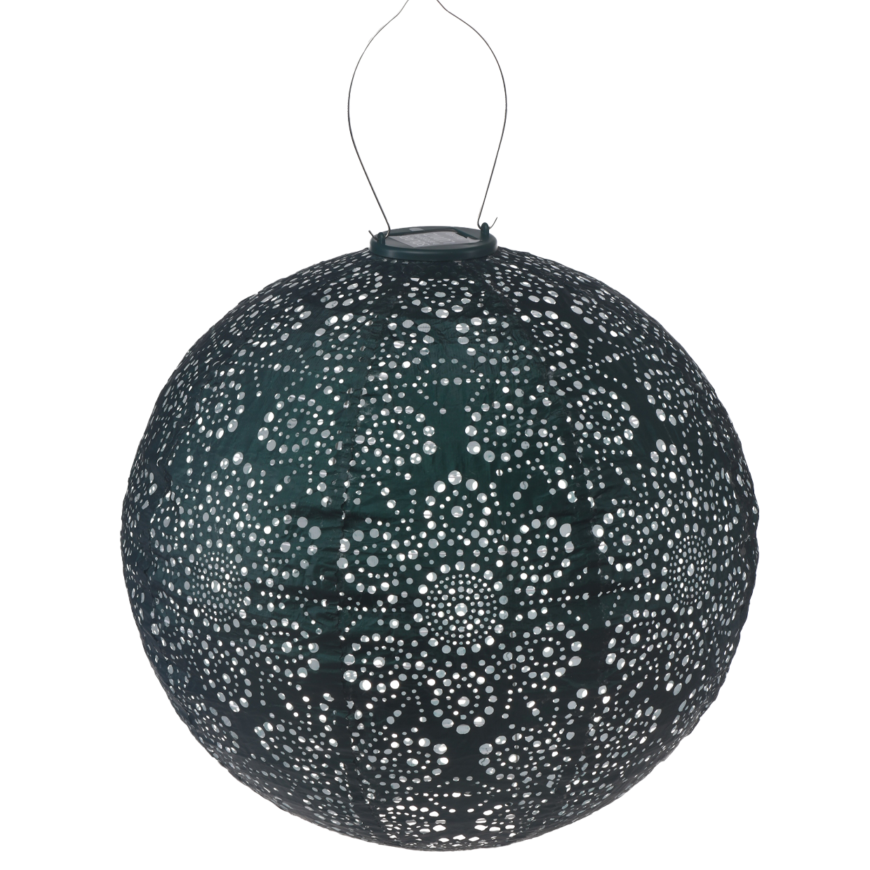 Lumiz Round Lantern 40cm | Green Fiore