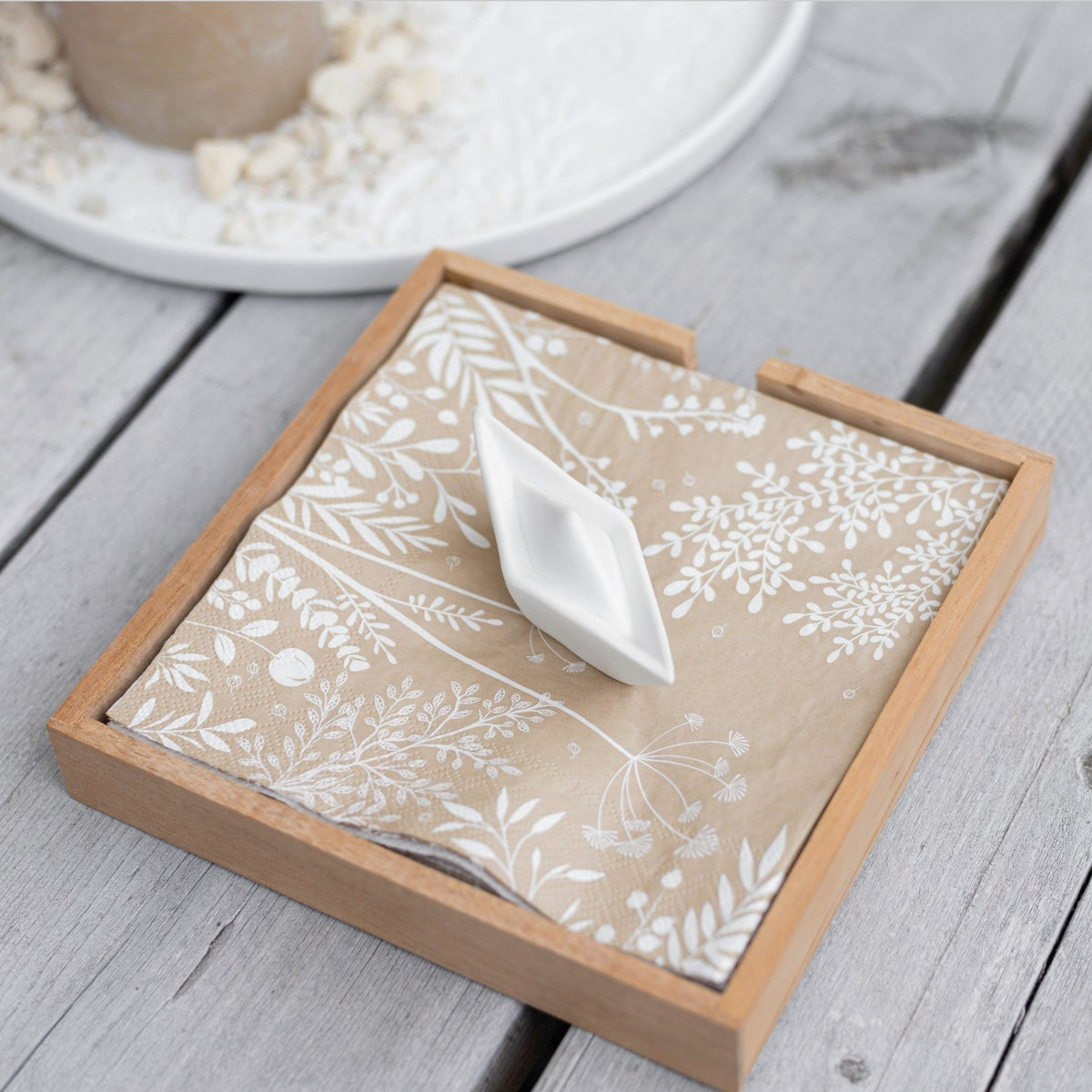 Napkin Holder w/ Boat Weight