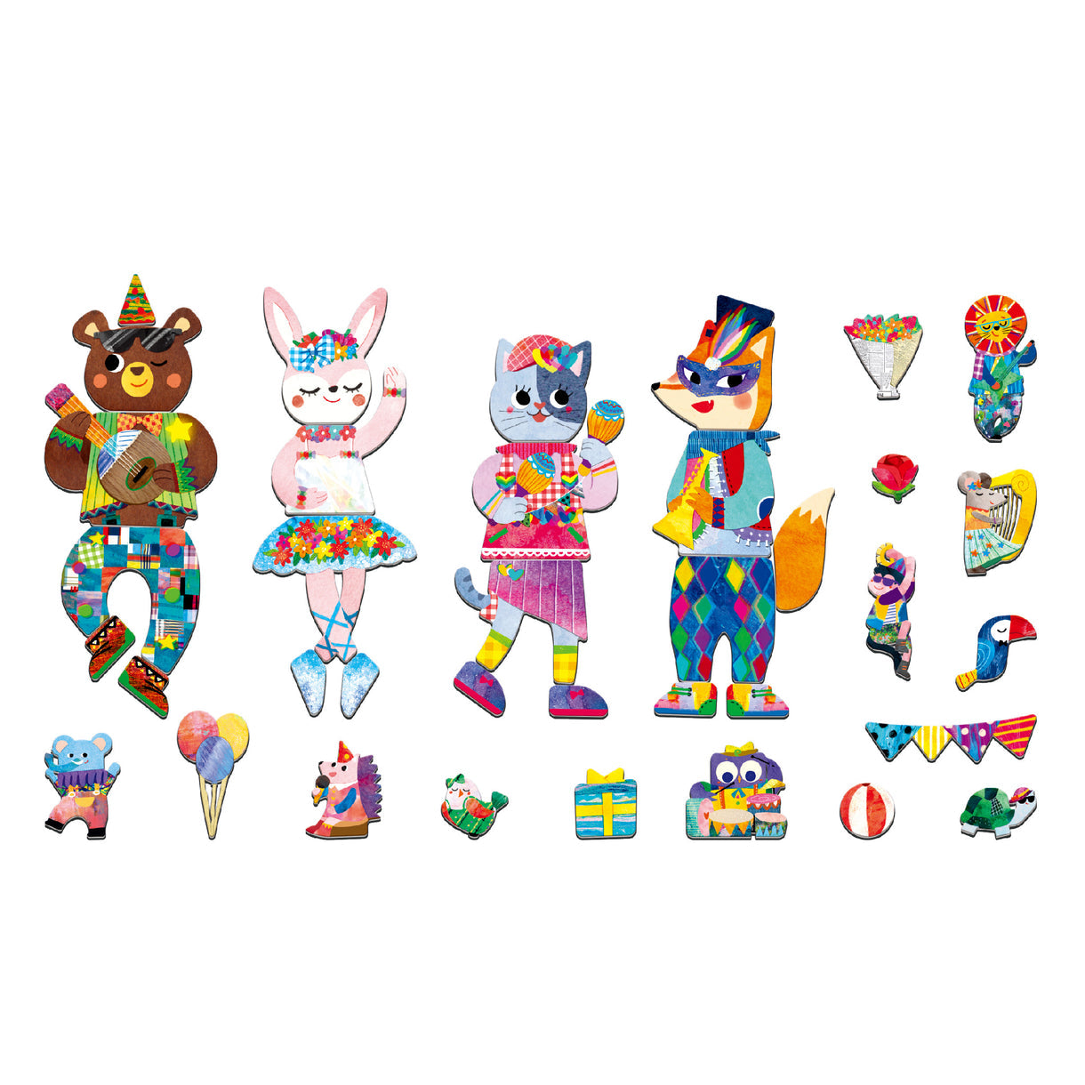 Travel Magnetic Puzzle | Musical Animals