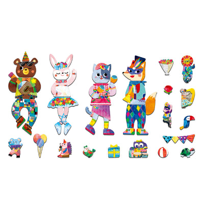 Travel Magnetic Puzzle | Musical Animals