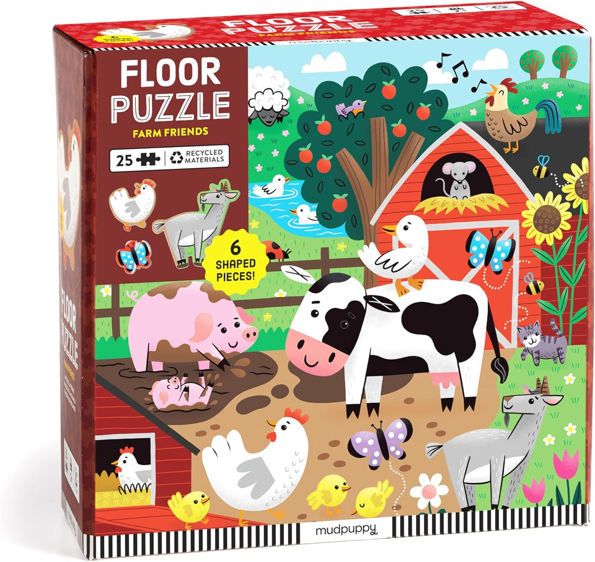 Farm Friends Floor Puzzle | 25 Pieces