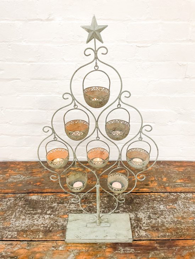 Metal Tealight Candelabra