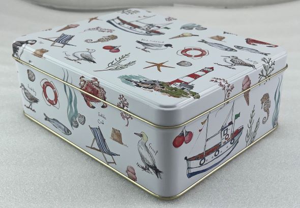 Seaside Deep Rectangle Tin | Madeleine Floyd