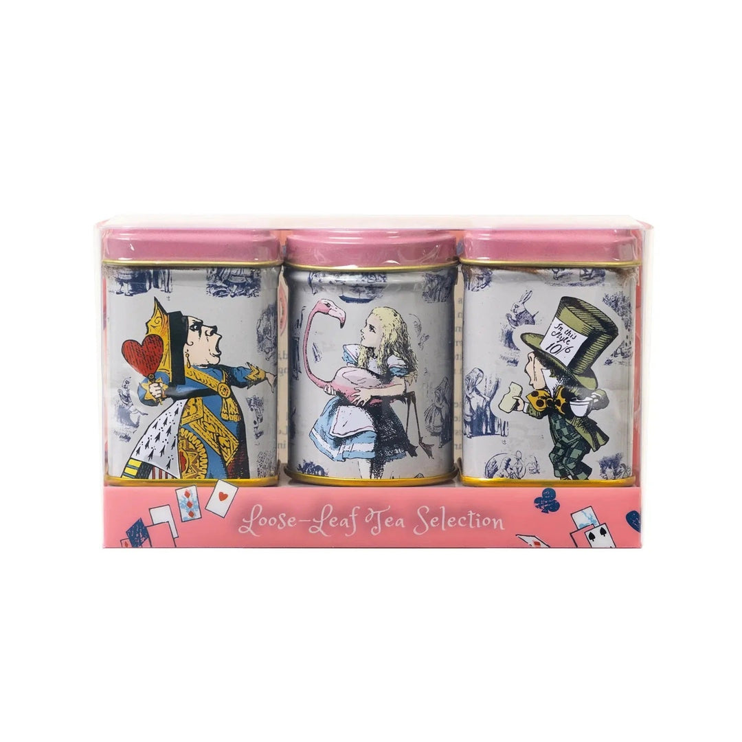 Alice In Wonderland Mini Tea Tin Gift Set