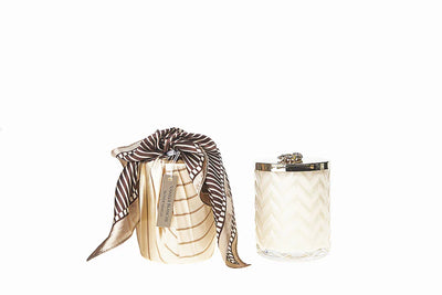 Puriri Lane | Blonde Vanilla Candle with Scarf | Cote Noire