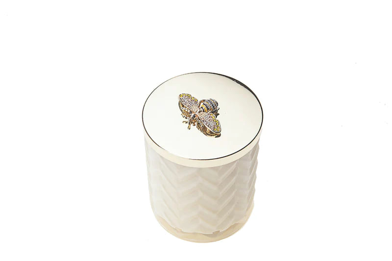 Puriri Lane | Blonde Vanilla Candle with Scarf | Cote Noire