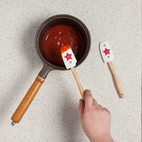 Puriri Lane | Christmas Star | Mini Spatula | Set of 2