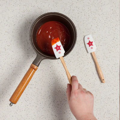 Puriri Lane | Christmas Star | Mini Spatula | Set of 2