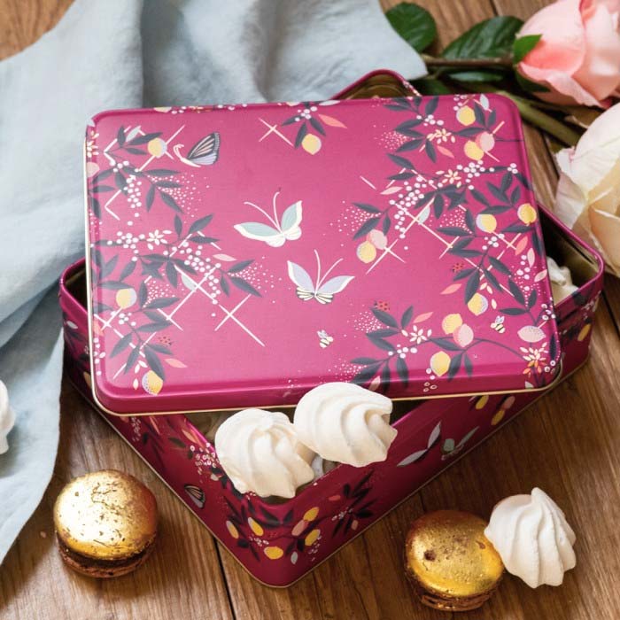 Puriri Lane | Orchard Butterflies Storage Tin | Sara Miller