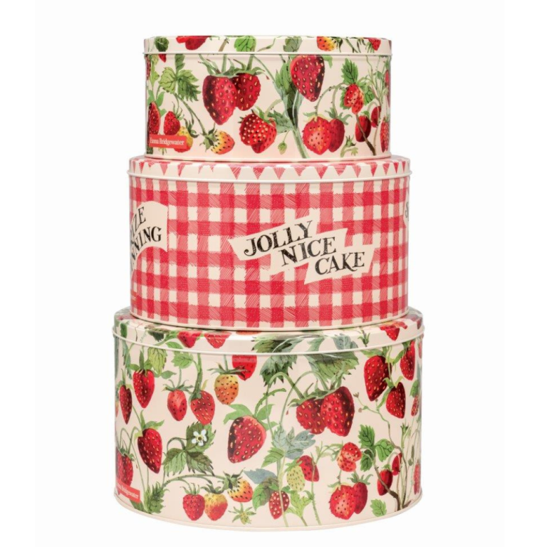 Emma Bridgewater | Strawberries | Cake Tins | Set of 3