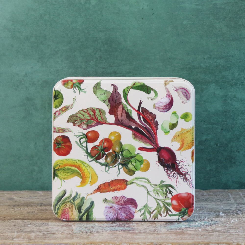 Puriri Lane | The Vege Garden Square Tin | Emma Bridgewater