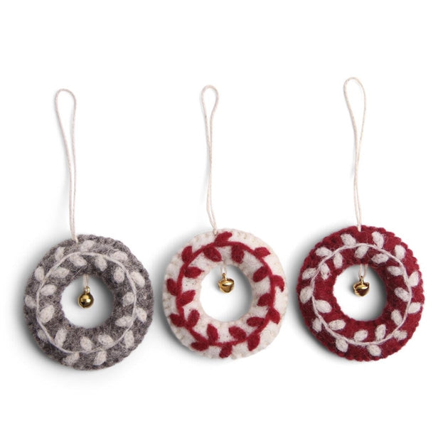 Puriri Lane Addenbrooke | Mini Wreath Ornaments | Set of 3 | En Gry & Sif