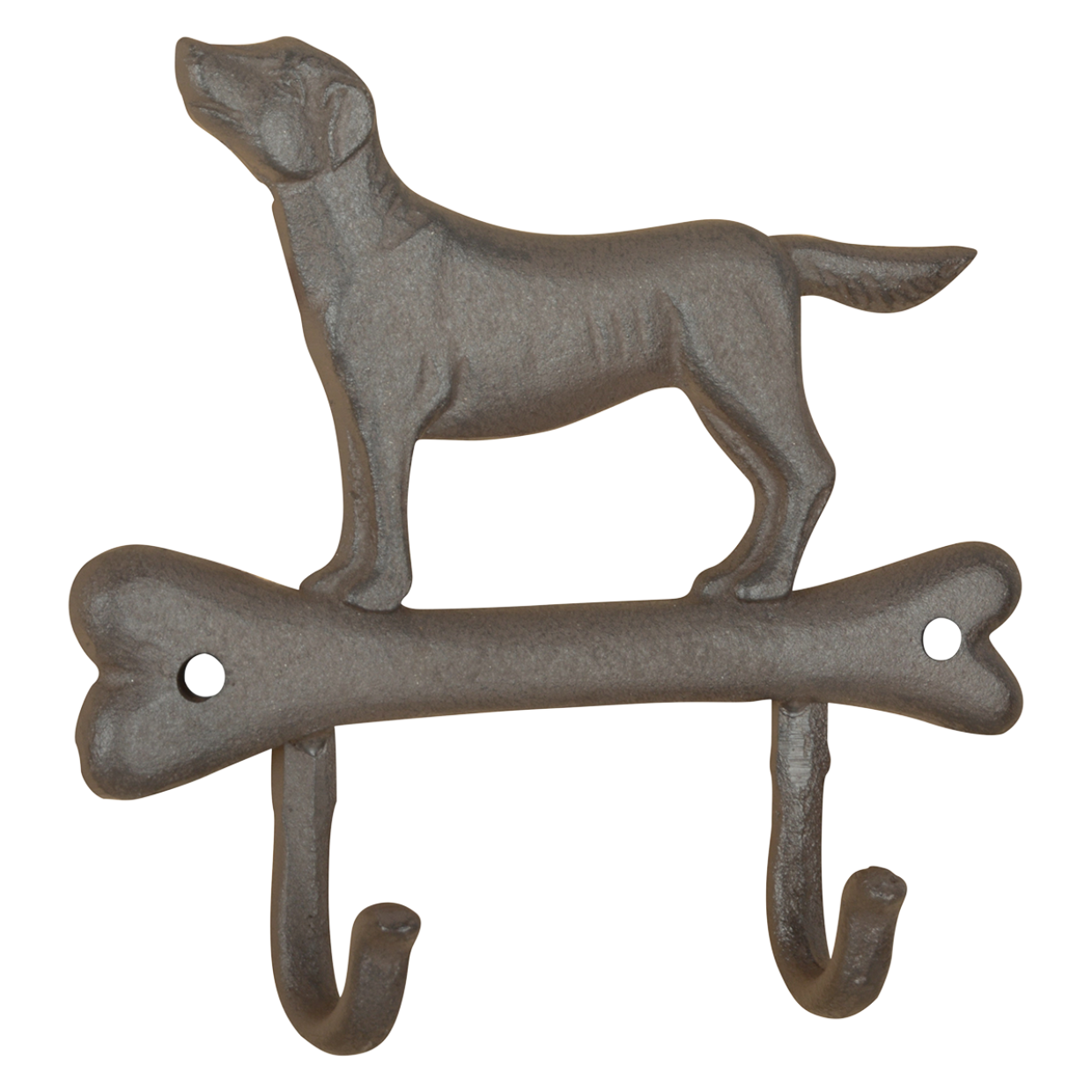 Dog On A Bone Two Hook | Esschert Design