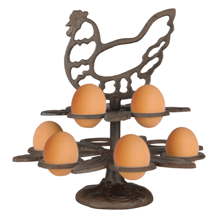 Puriri Lane | Cast Iron Egg Holder | Esschert Design