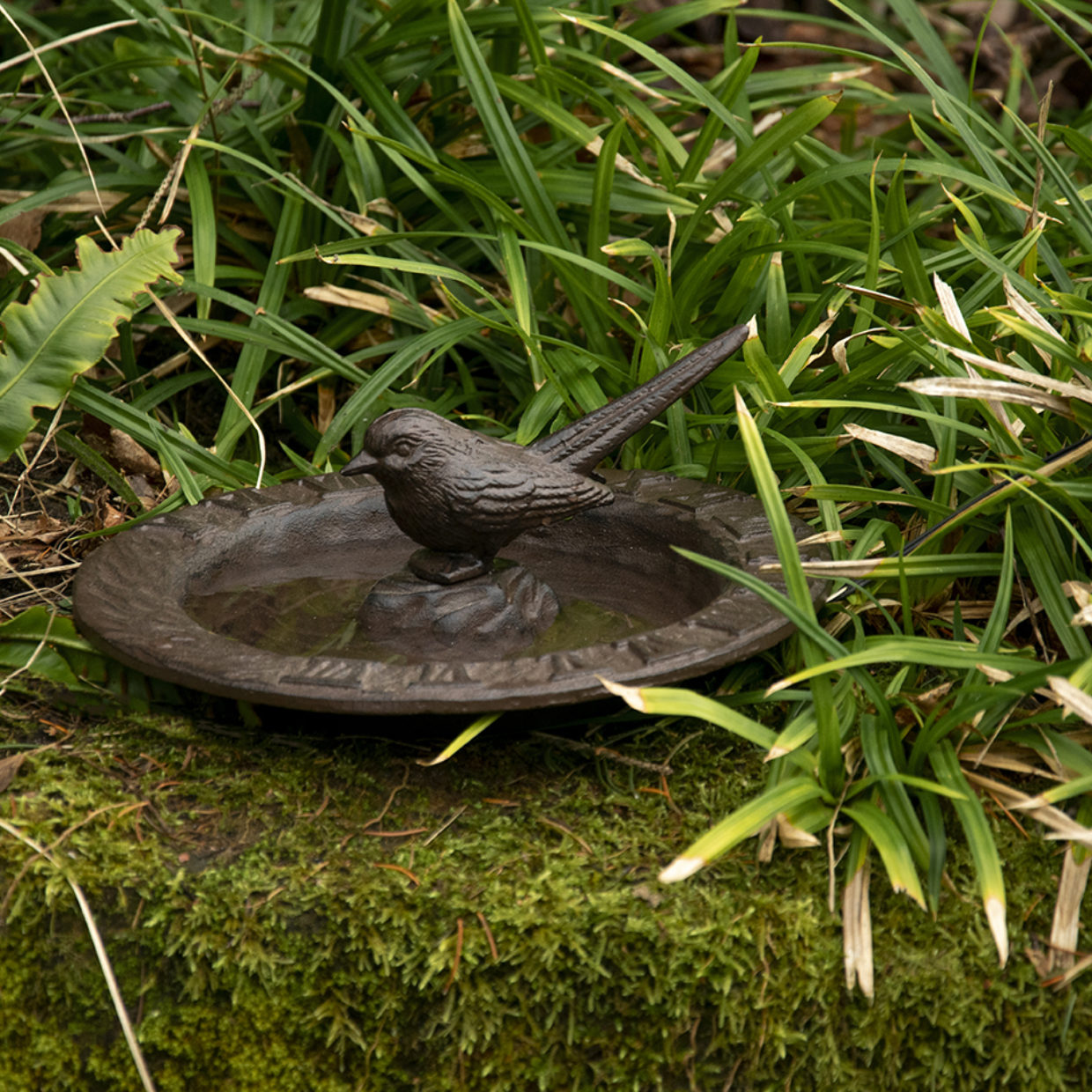 Cast Iron Sun Dial Bird Bath