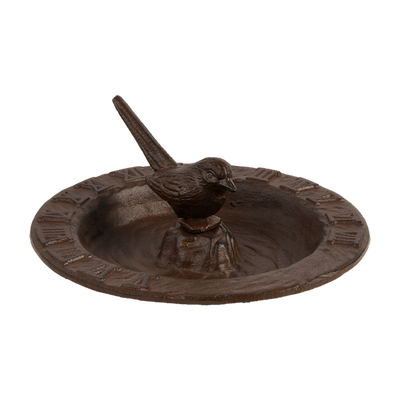 Cast Iron Sun Dial Bird Bath