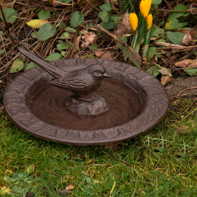 Cast Iron Sun Dial Bird Bath