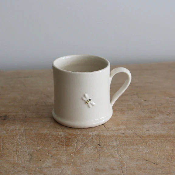 Puriri Lane | Jane Hogben  | Espresso Cup | Cream | Bee