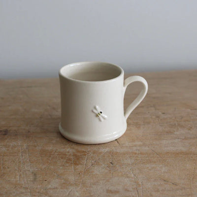 Puriri Lane | Jane Hogben  | Espresso Cup | Cream | Bee