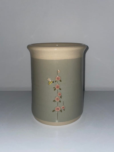 Puriri Lane | Jane Hogben | Utensil Holder | Eau De Nil | Bee and Flowers