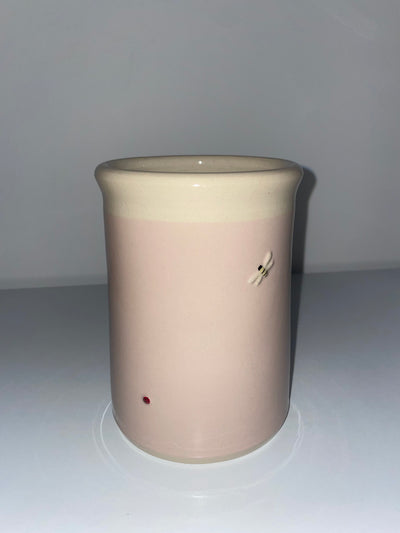 Puriri Lane | Jane Hogben | Utensil Holder | Pink | Bee and Ladybird